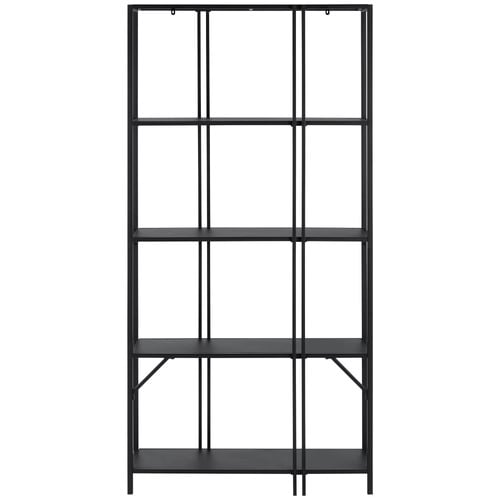 Miles 5 Tier Iron Bookshelf