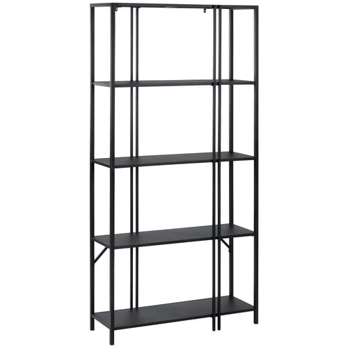 Miles 5 Tier Iron Bookshelf