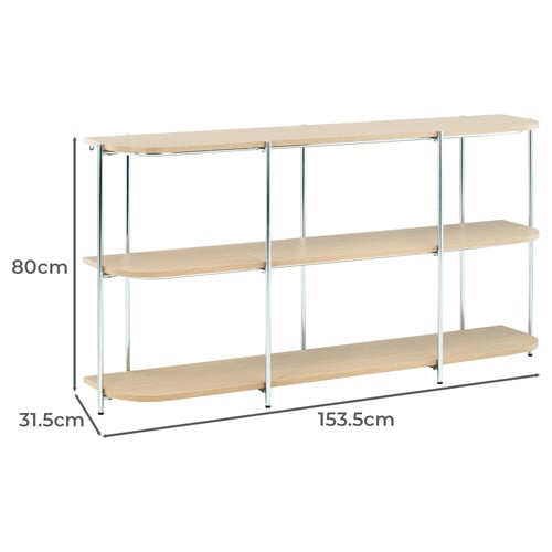 Roame Chrome Bookshelf