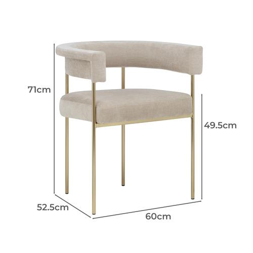 Tamara Chenille Dining Chairs