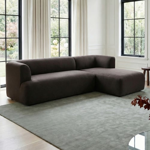 Gala Boucle 4 Seater Sofa with Chaise