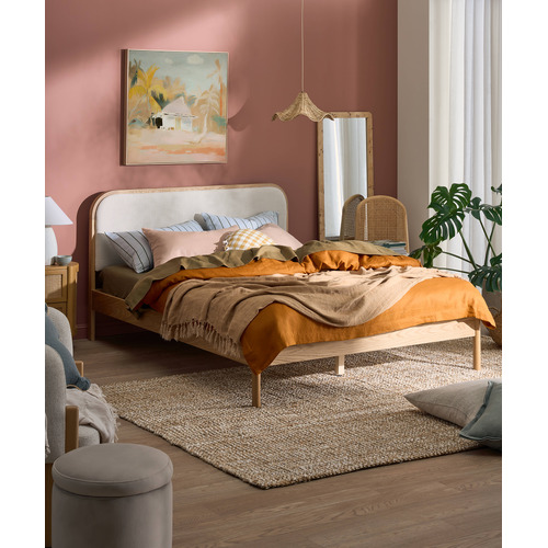 Barnaby Oak Wood Bed Frame