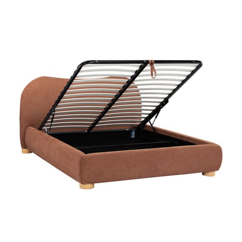 Paloma Boucle Gas Lift Storage Bed