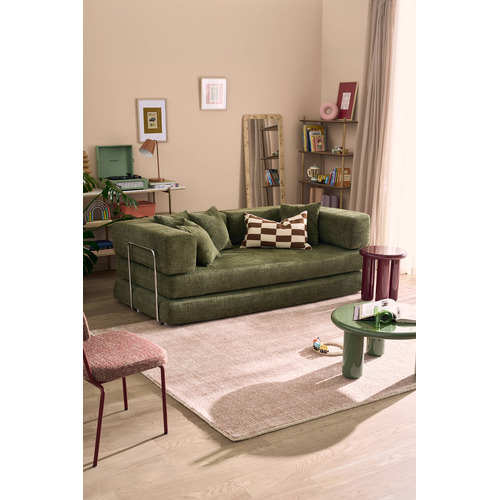 Jemima 3 Seater Queen Boucle Sofa Bed