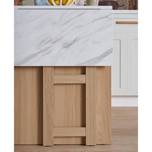 Ambrose Extendable Kitchen Island Bench with Storage