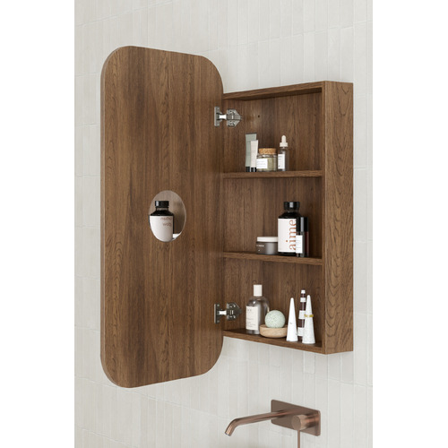 Mecca 450mm Rectangular Mirrored Shaving Cabinet