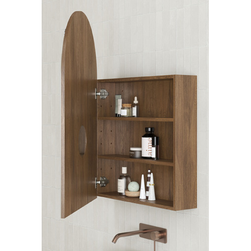 Mecca 600mm Arch Mirrored Shaving Cabinet