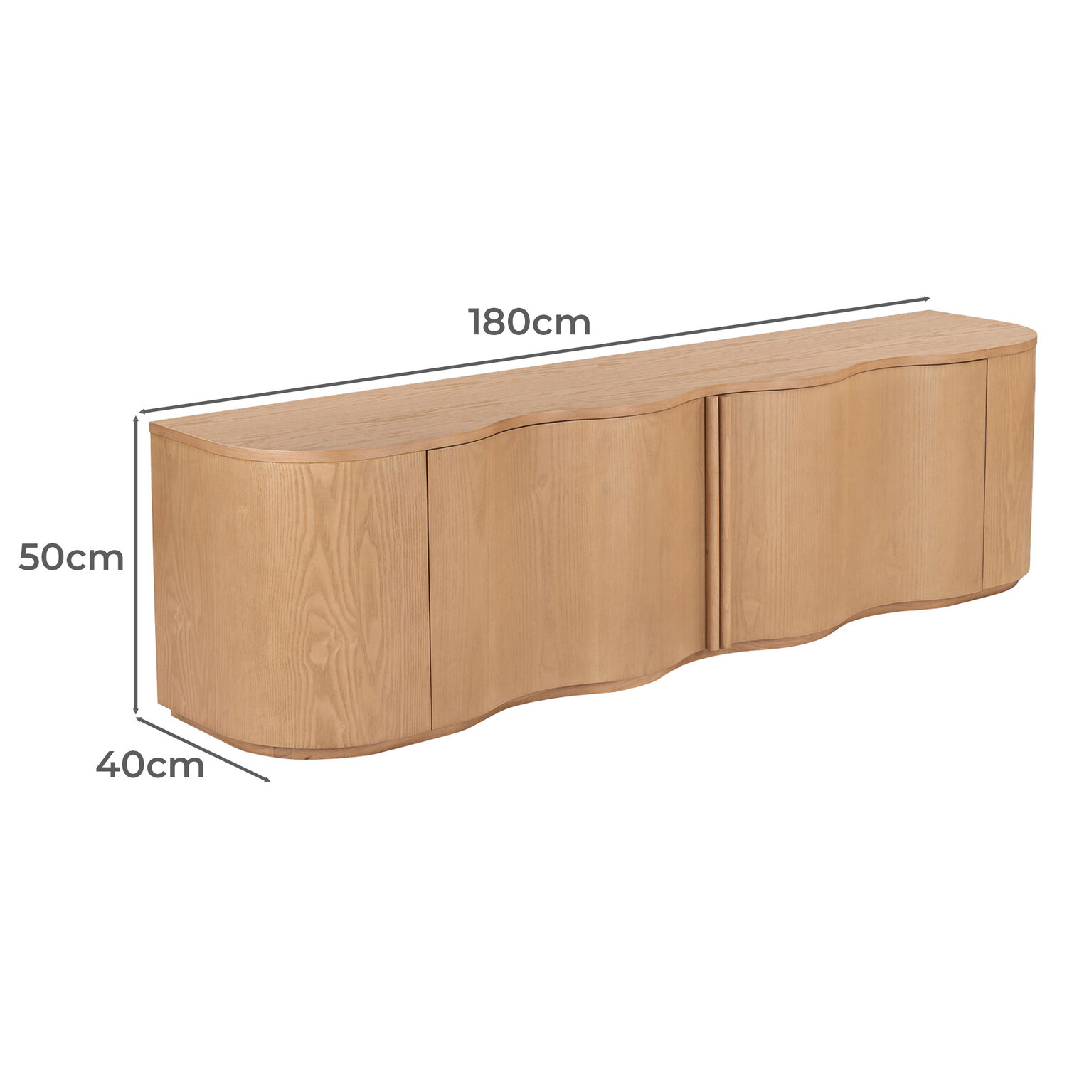 Winnie Wavy 2 Door TV Unit