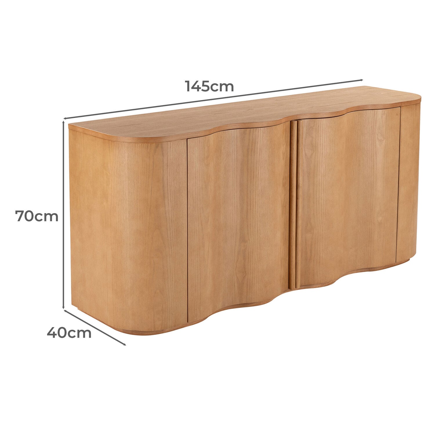 Winnie Wavy 2 Door Sideboard