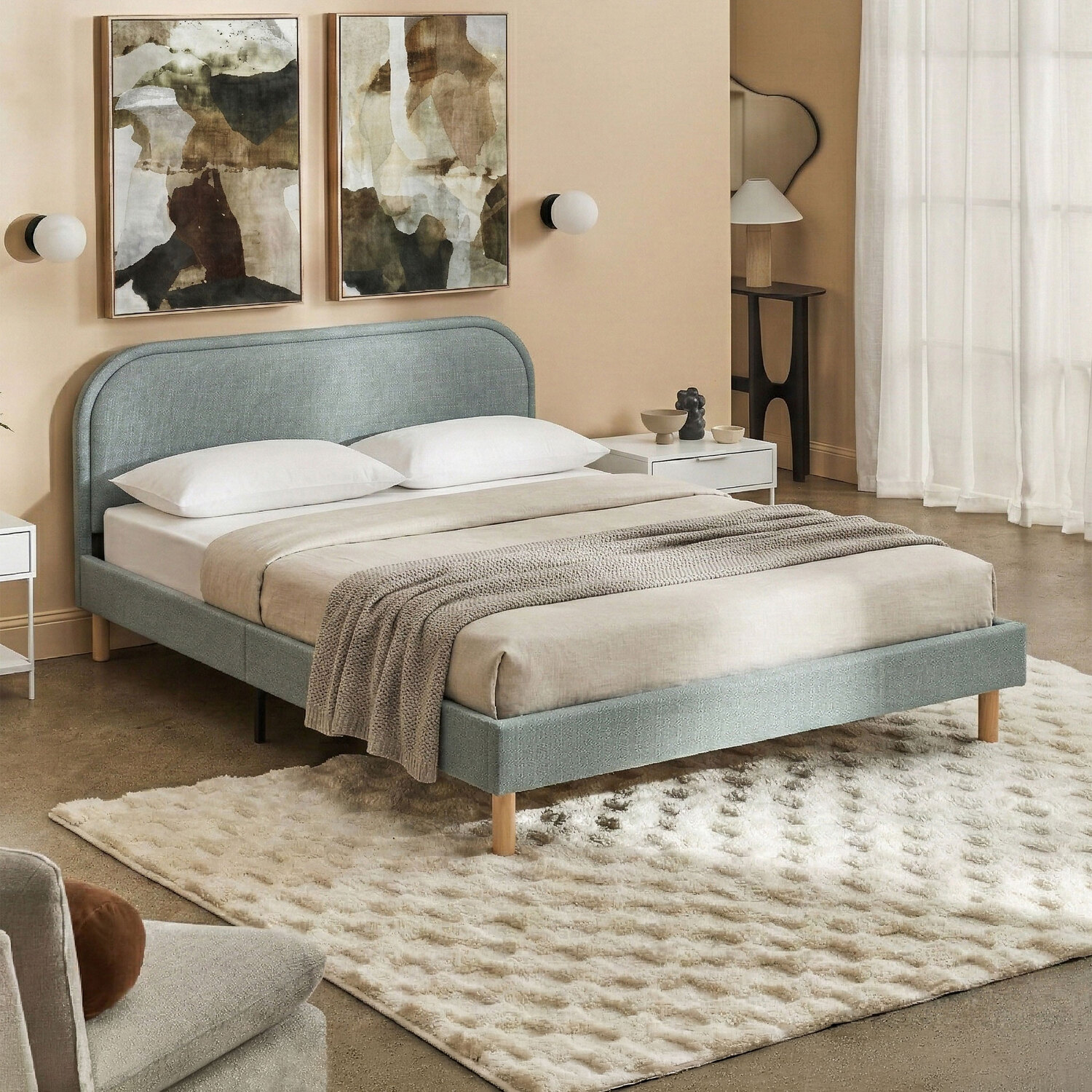 Elba Upholstered Bed Frame