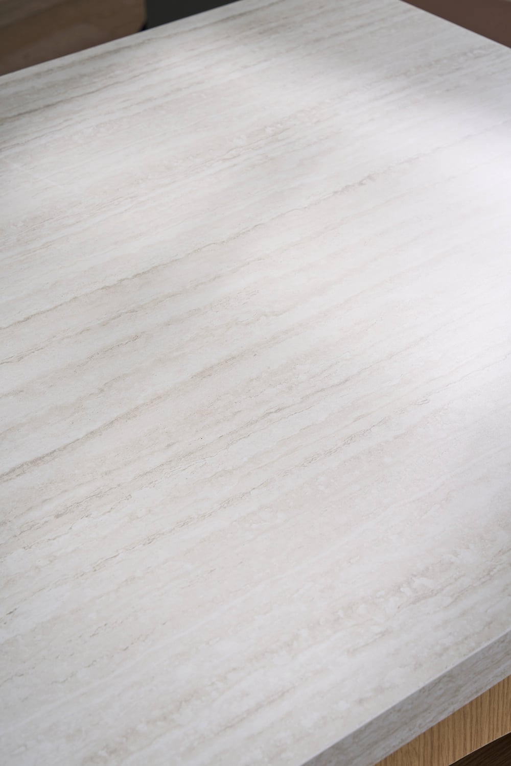 Duncan Travertine-Look Kitchen Island