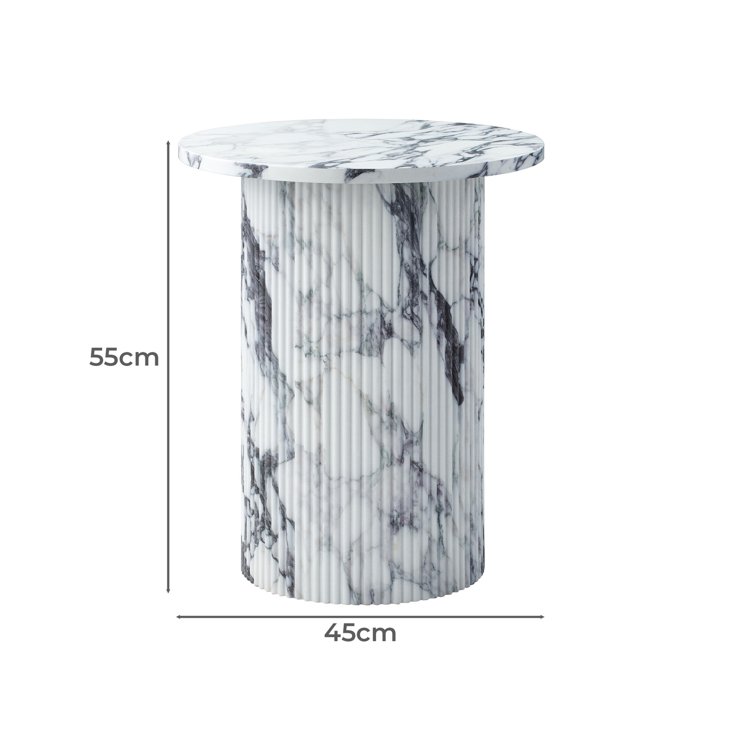 Tilly Viola-Look Side Table