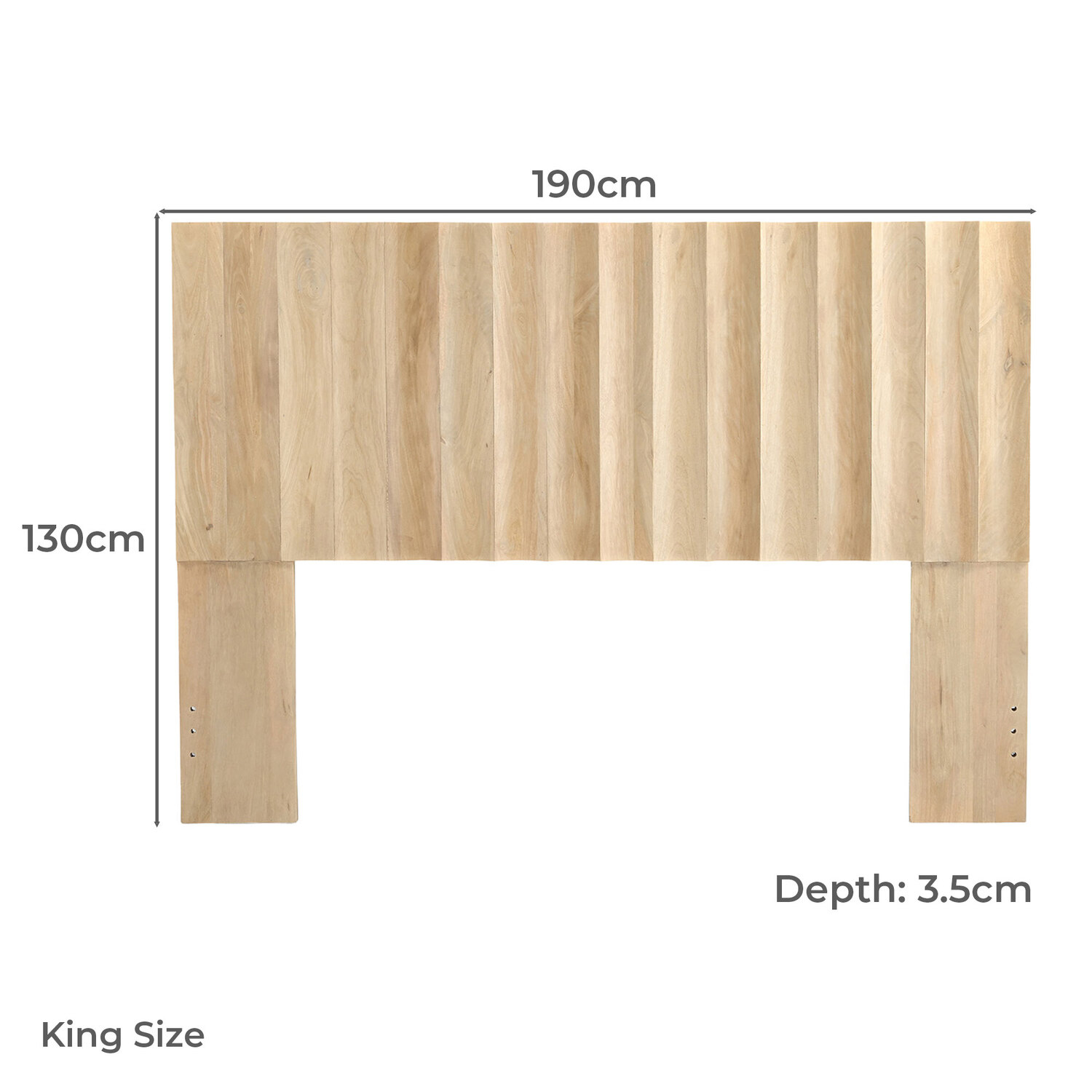 Hendry Mango Wood Bedhead