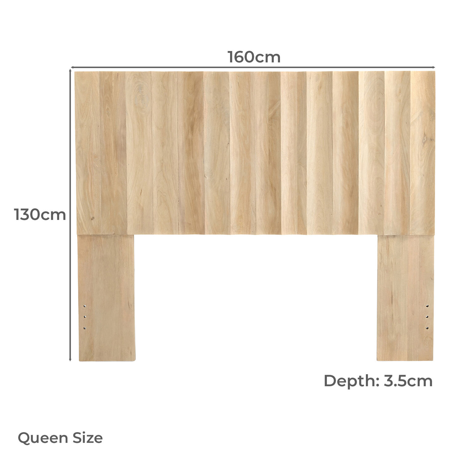 Hendry Mango Wood Bedhead