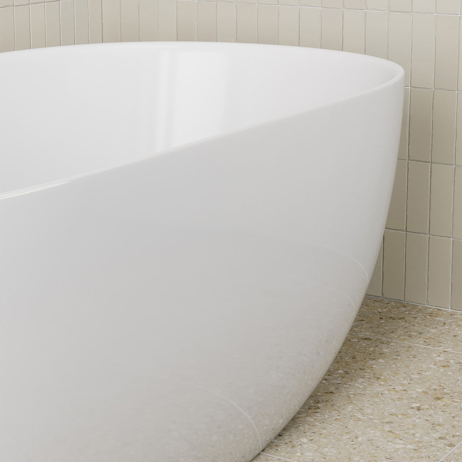 Avalon 1500mm Egg Acrylic Freestanding Bath