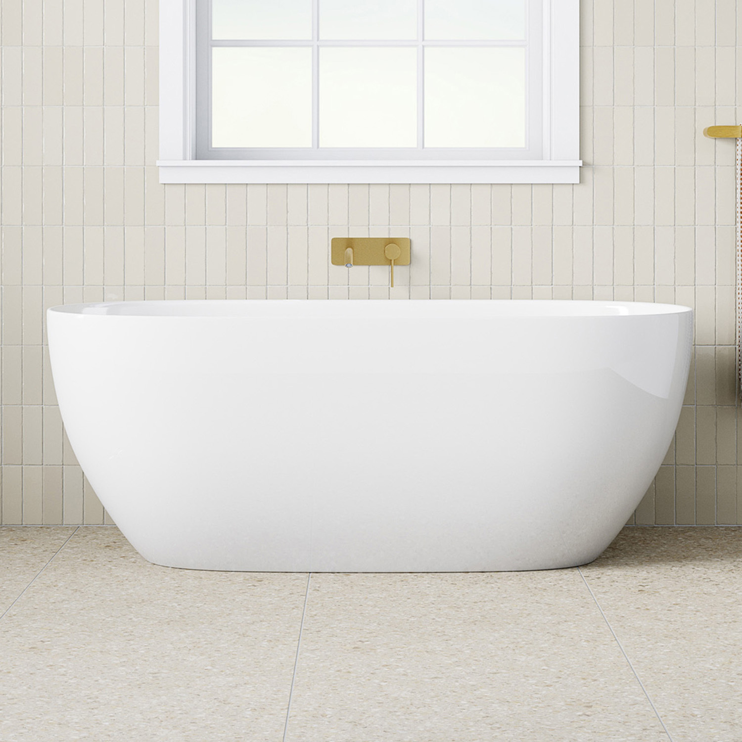 Avalon 1500mm Egg Acrylic Freestanding Bath