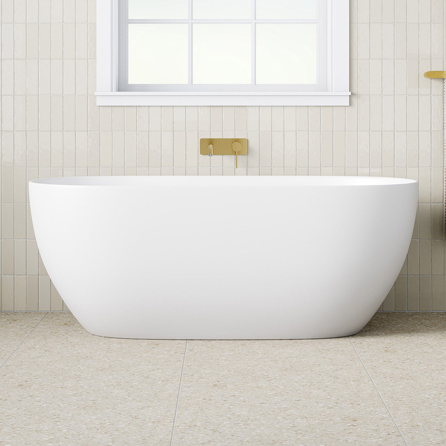 Avalon 1500mm Egg Acrylic Freestanding Bath