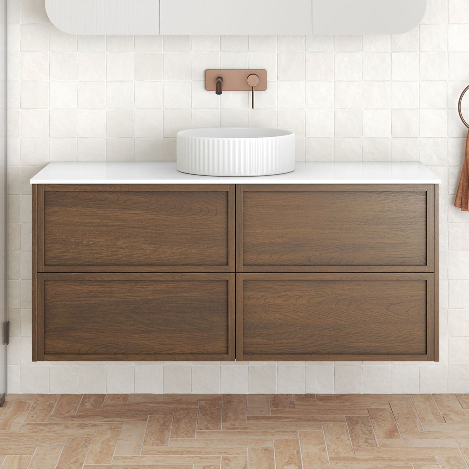 Cali 1200mm Wall Hung Single Vanity