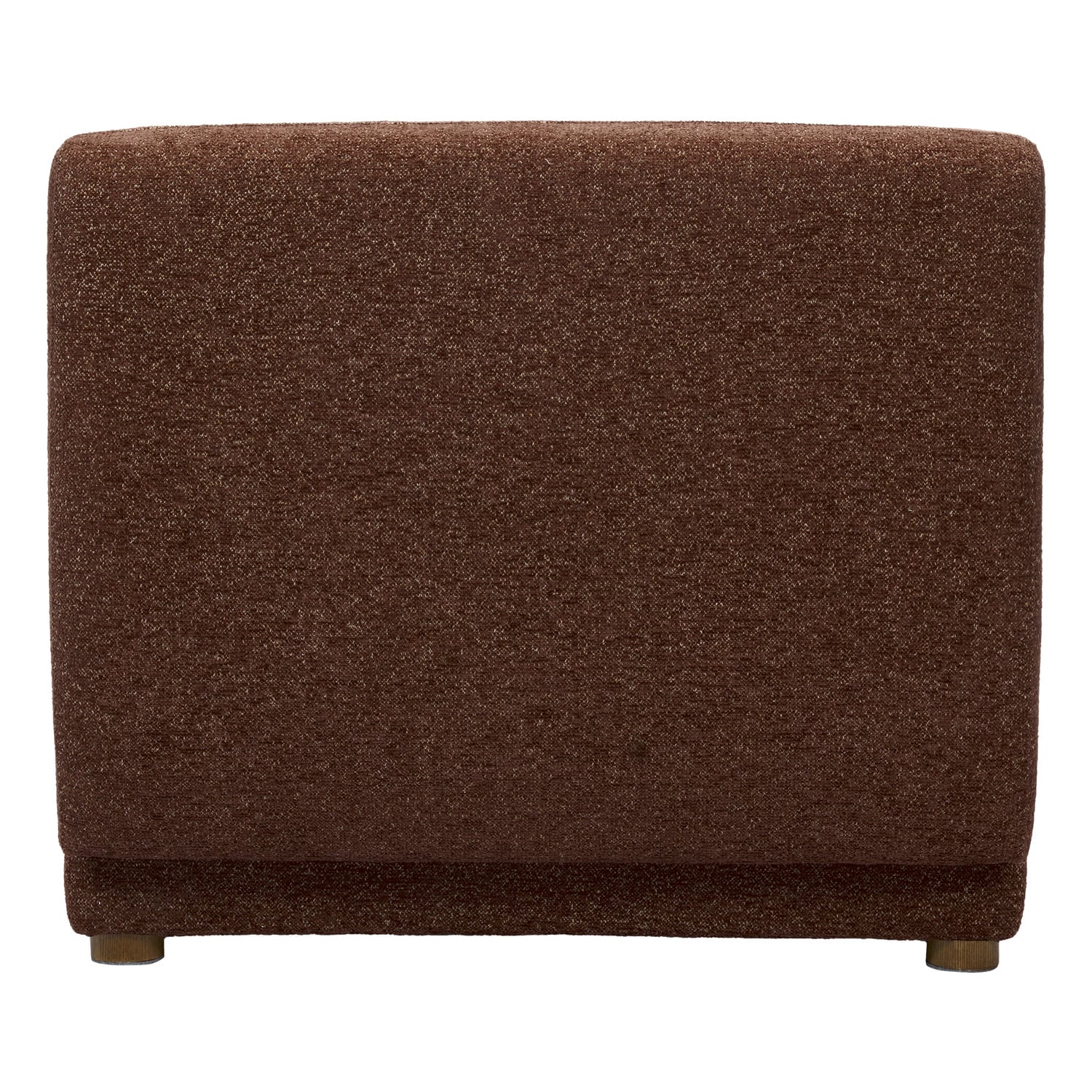 Crescent Chenille Armless Chair