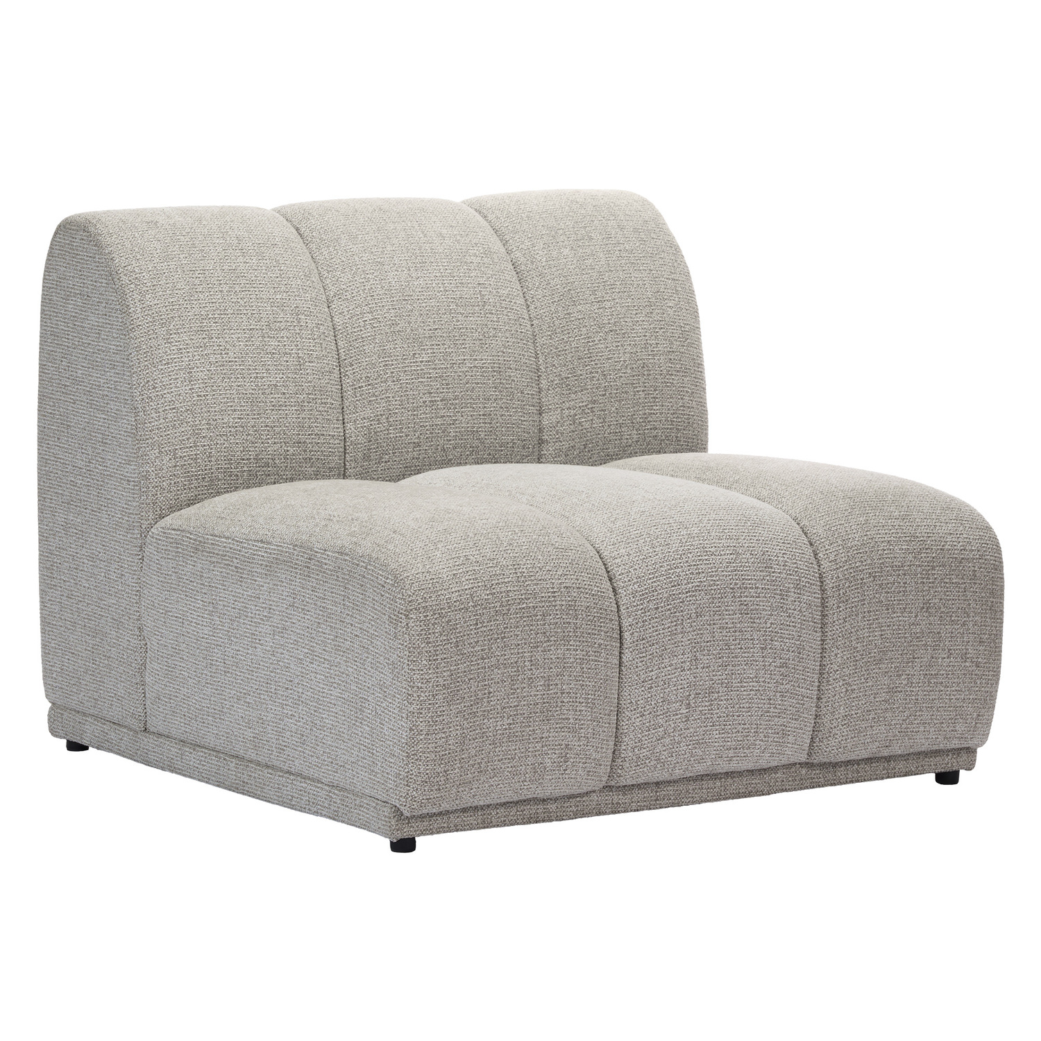 Arco Chenille Armless Chair