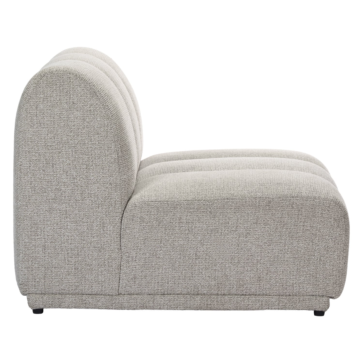 Arco Chenille Armless Chair