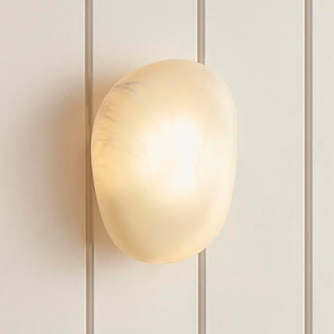 Corbin Alabaster-Look Wall Light
