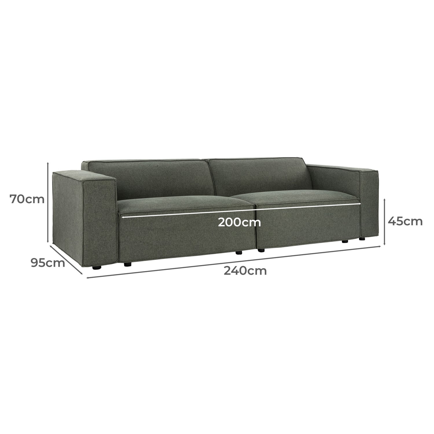 Russo 4 Seater Sofa Set