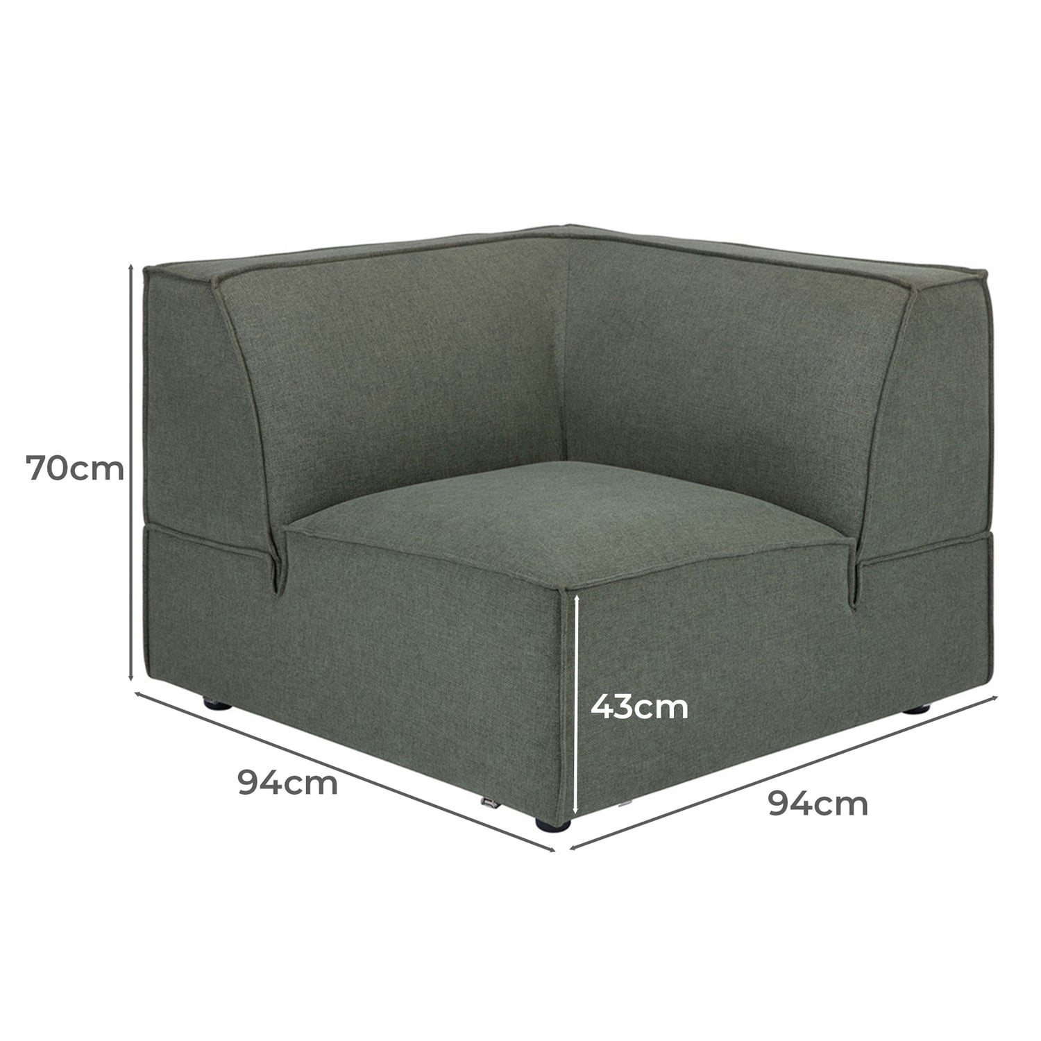 Russo 6 Seater Corner Sofa Set