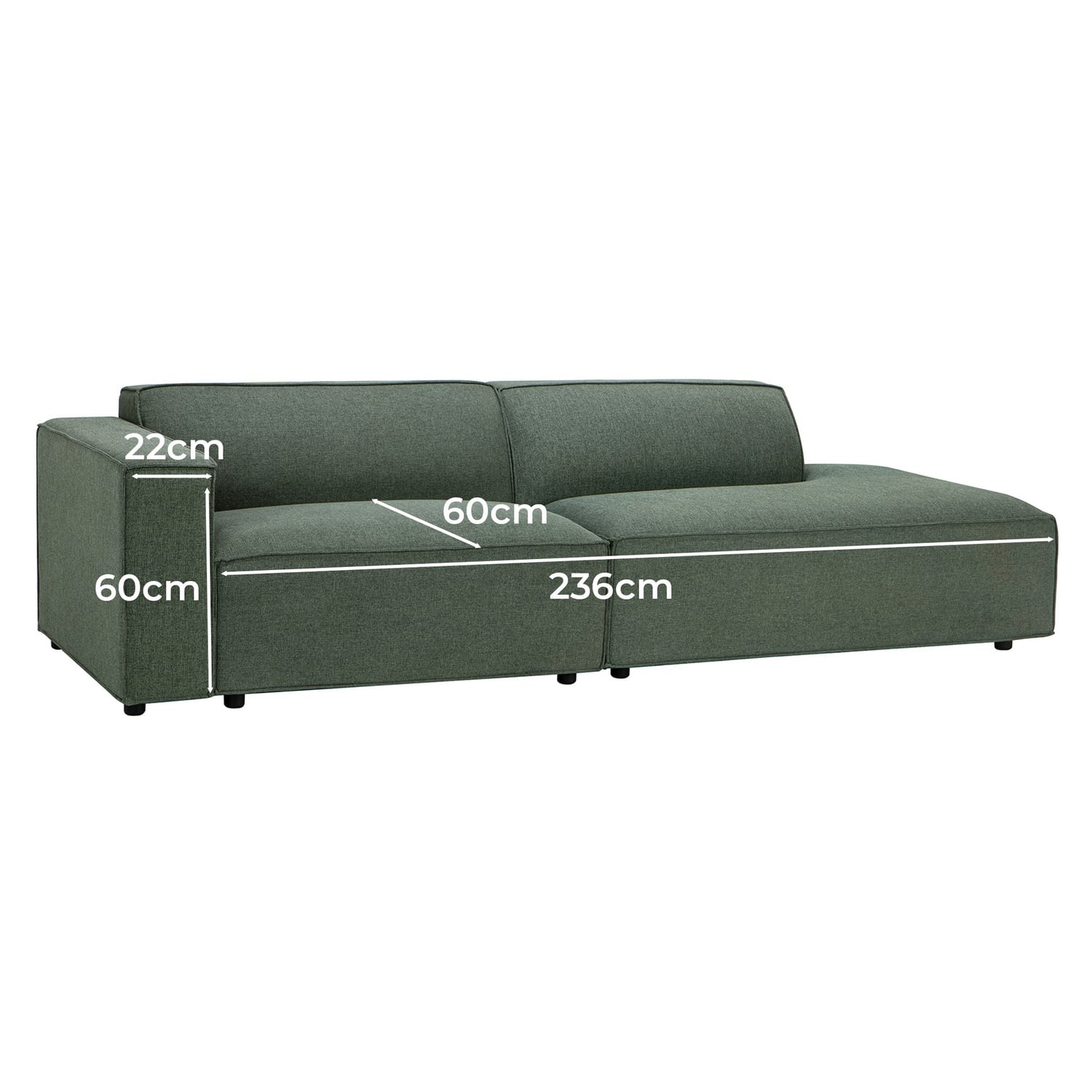 Russo 6 Seater Upholstered Sofa Set