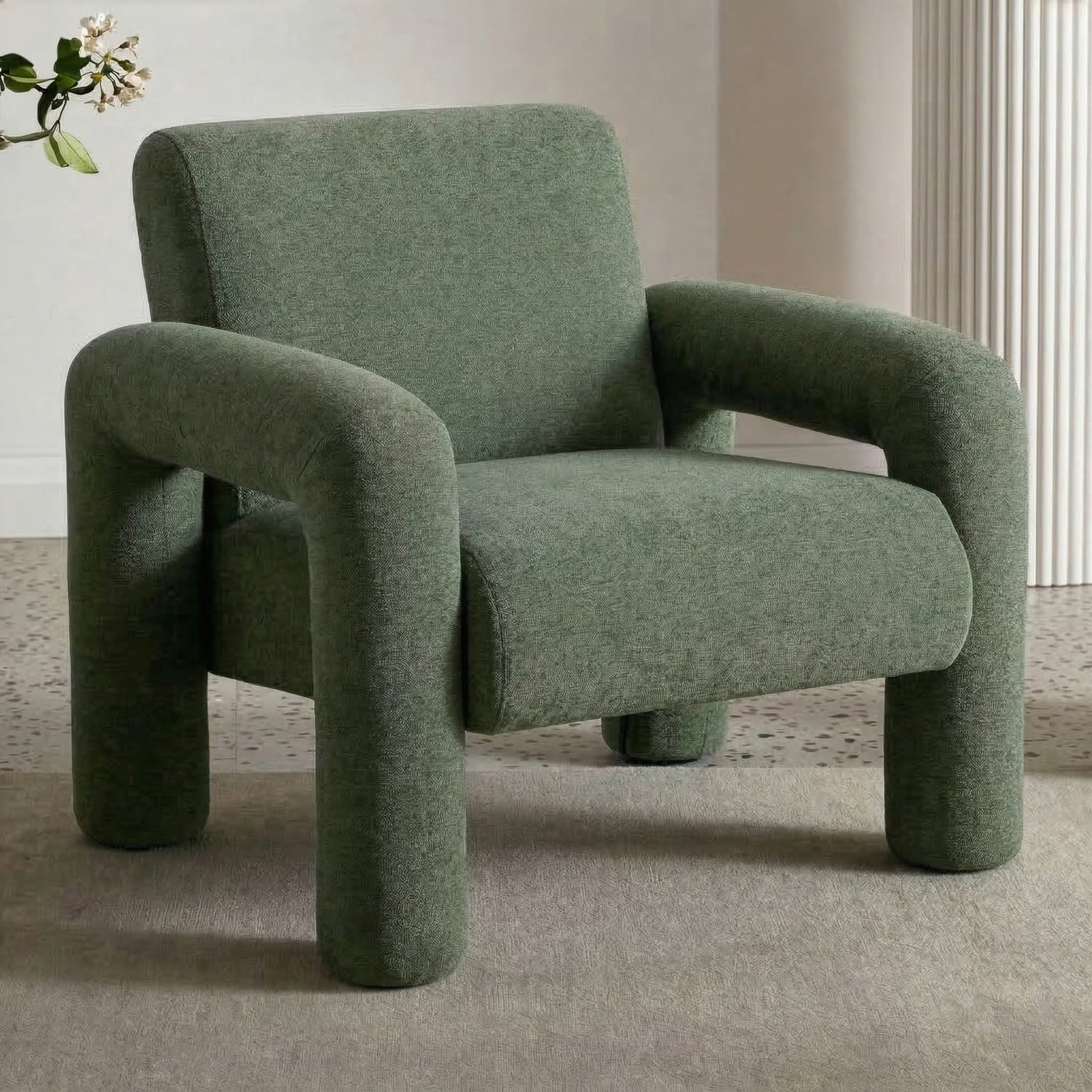 Ana Chenille Armchair