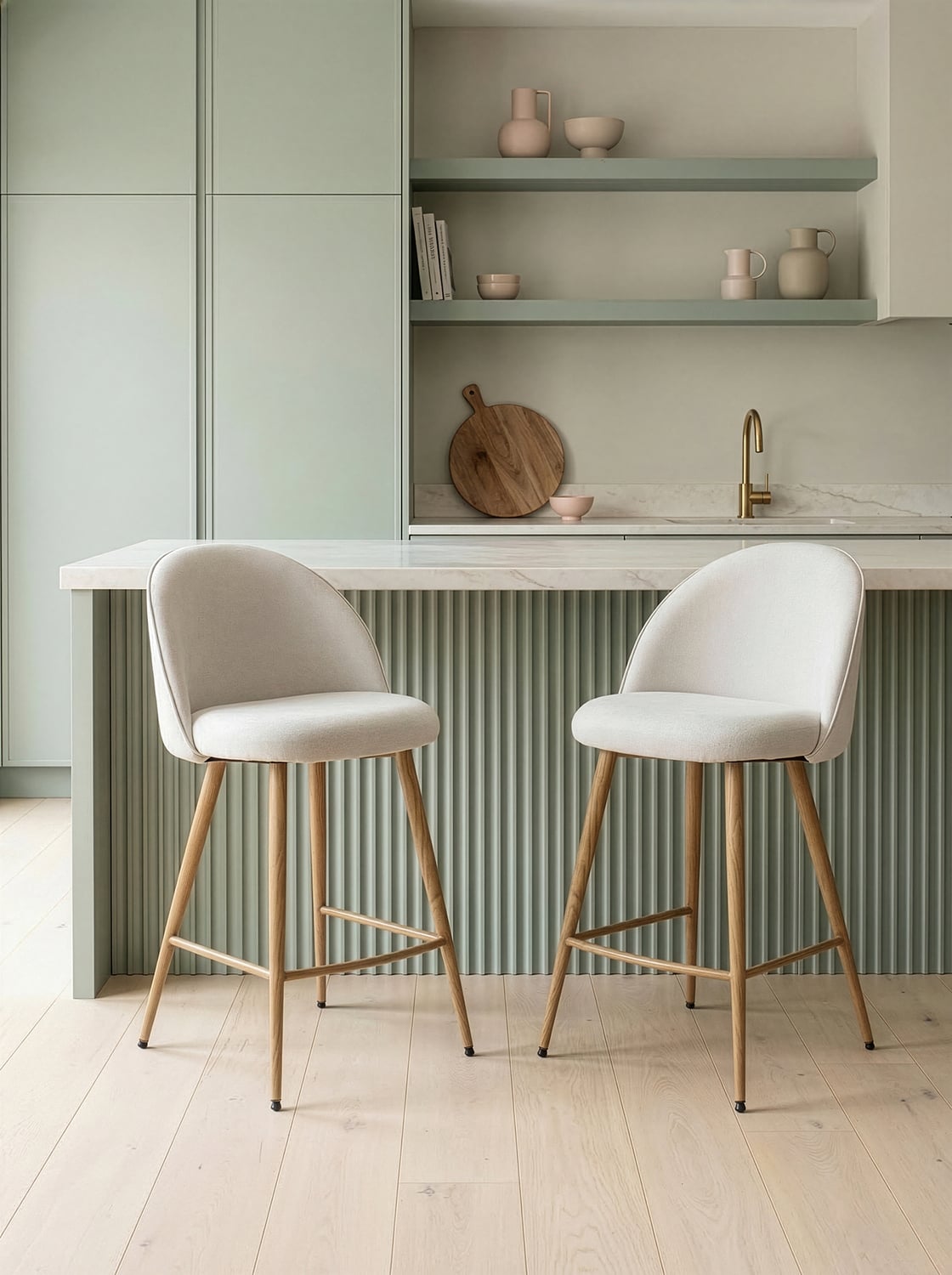 64.5cm Charlie Upholstered Barstools