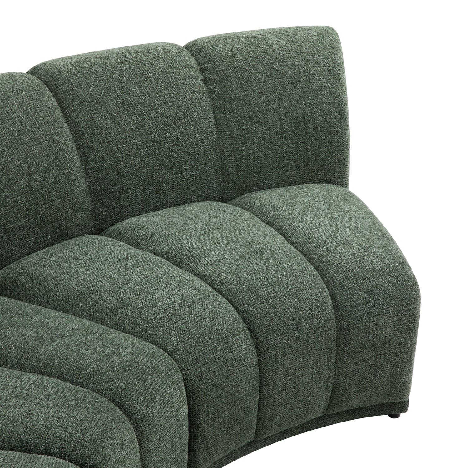 Arco Curved 3 Seater Chenille Modular Sofa
