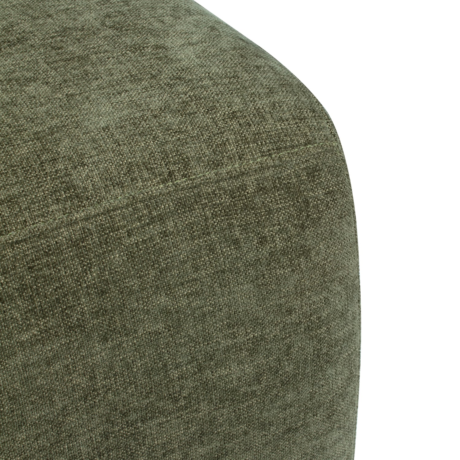 Crescent Chenille Armless Chair