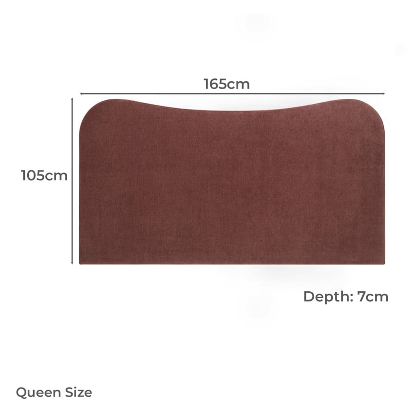 Cinnamon Amber Chenille Bedhead