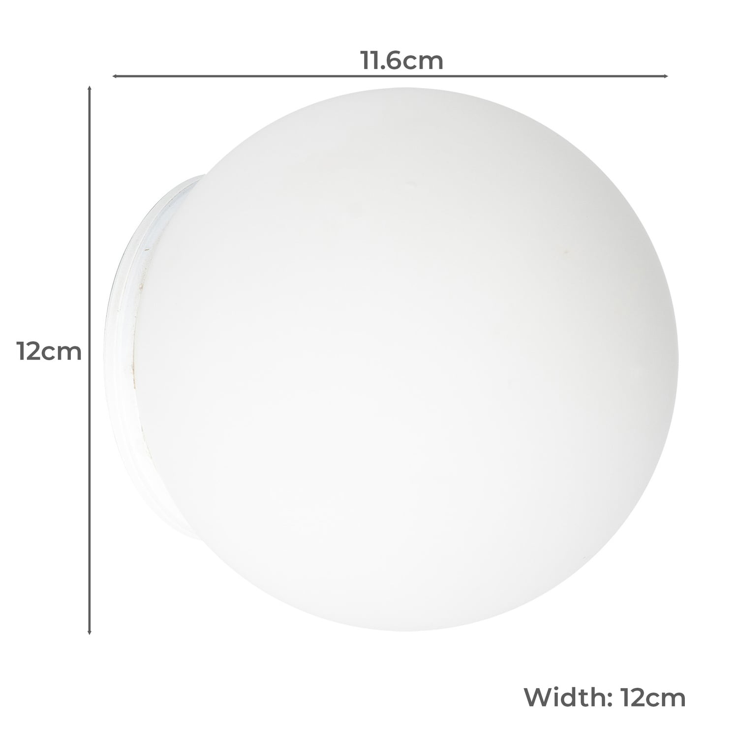 Cornell Frosted Glass Bathroom Wall Light