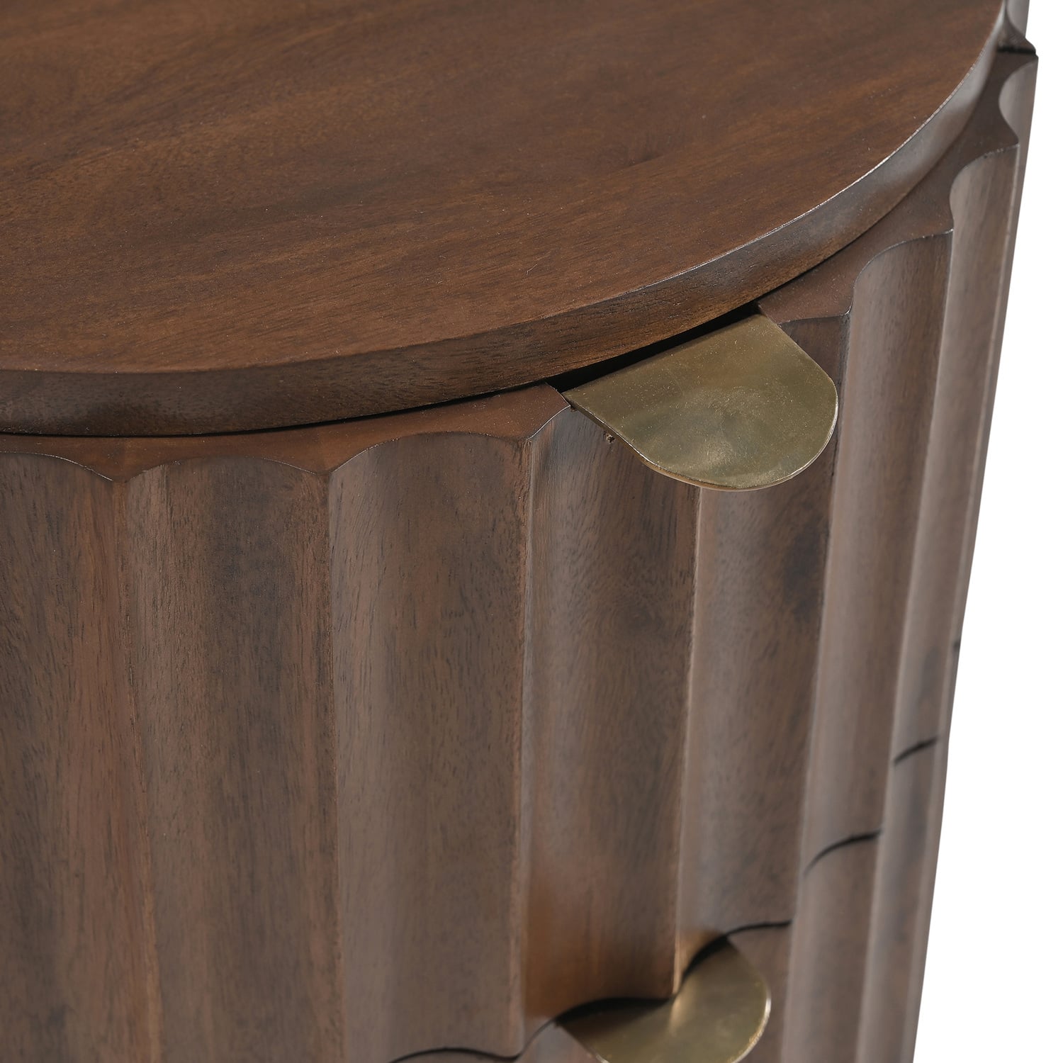Harriet Mango Wood Bedside Table