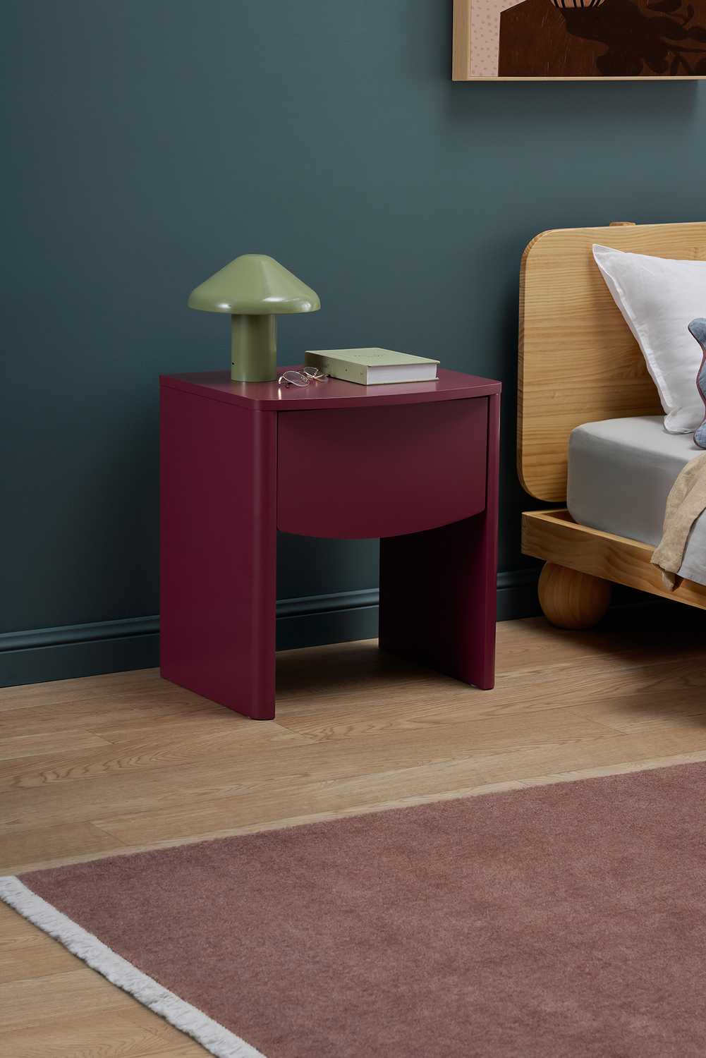 Kira 1 Drawer Bedside Table