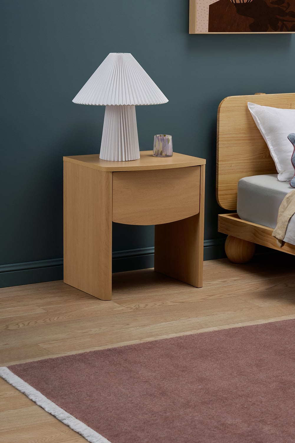 Kira 1 Drawer Bedside Table