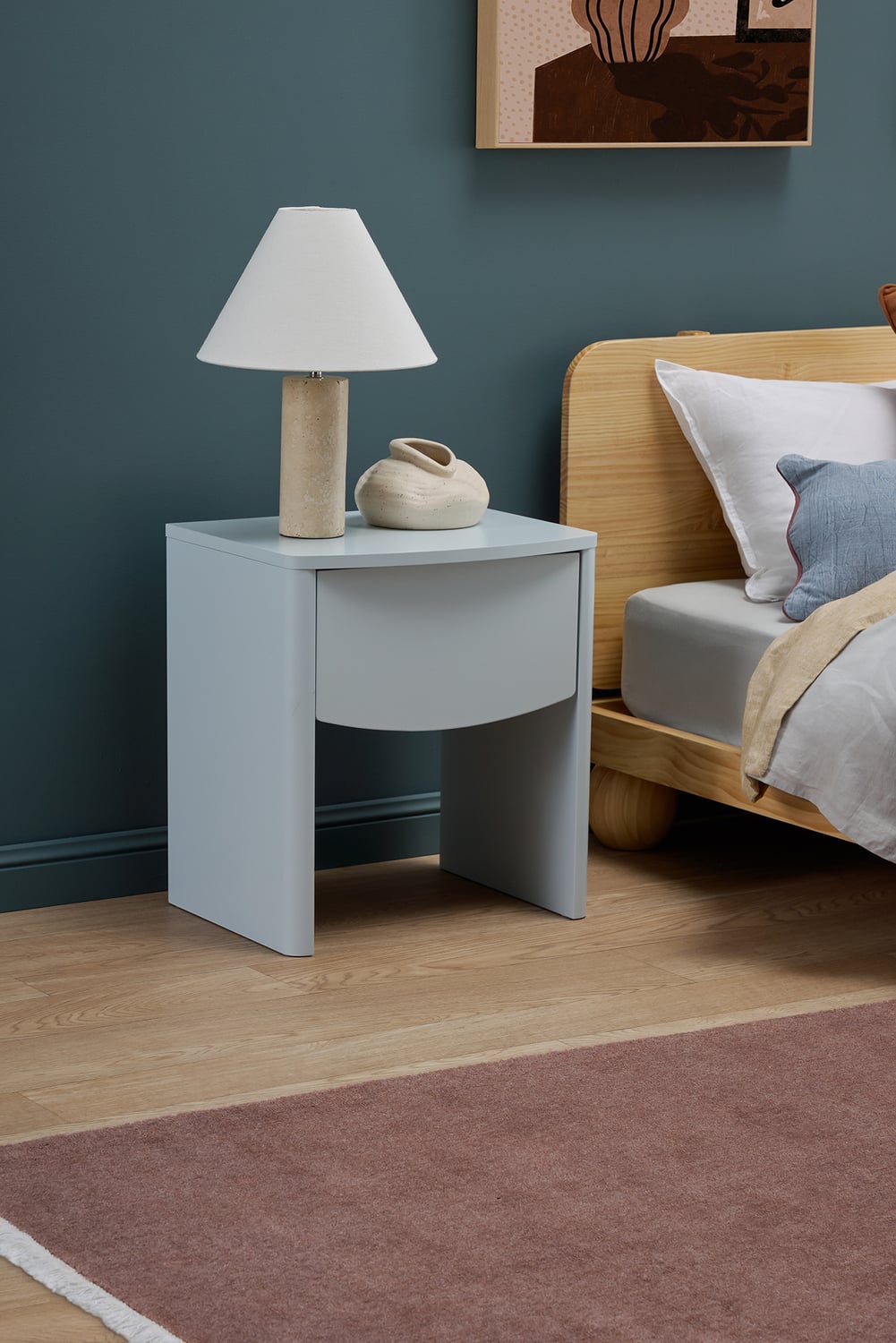 Kira 1 Drawer Bedside Table