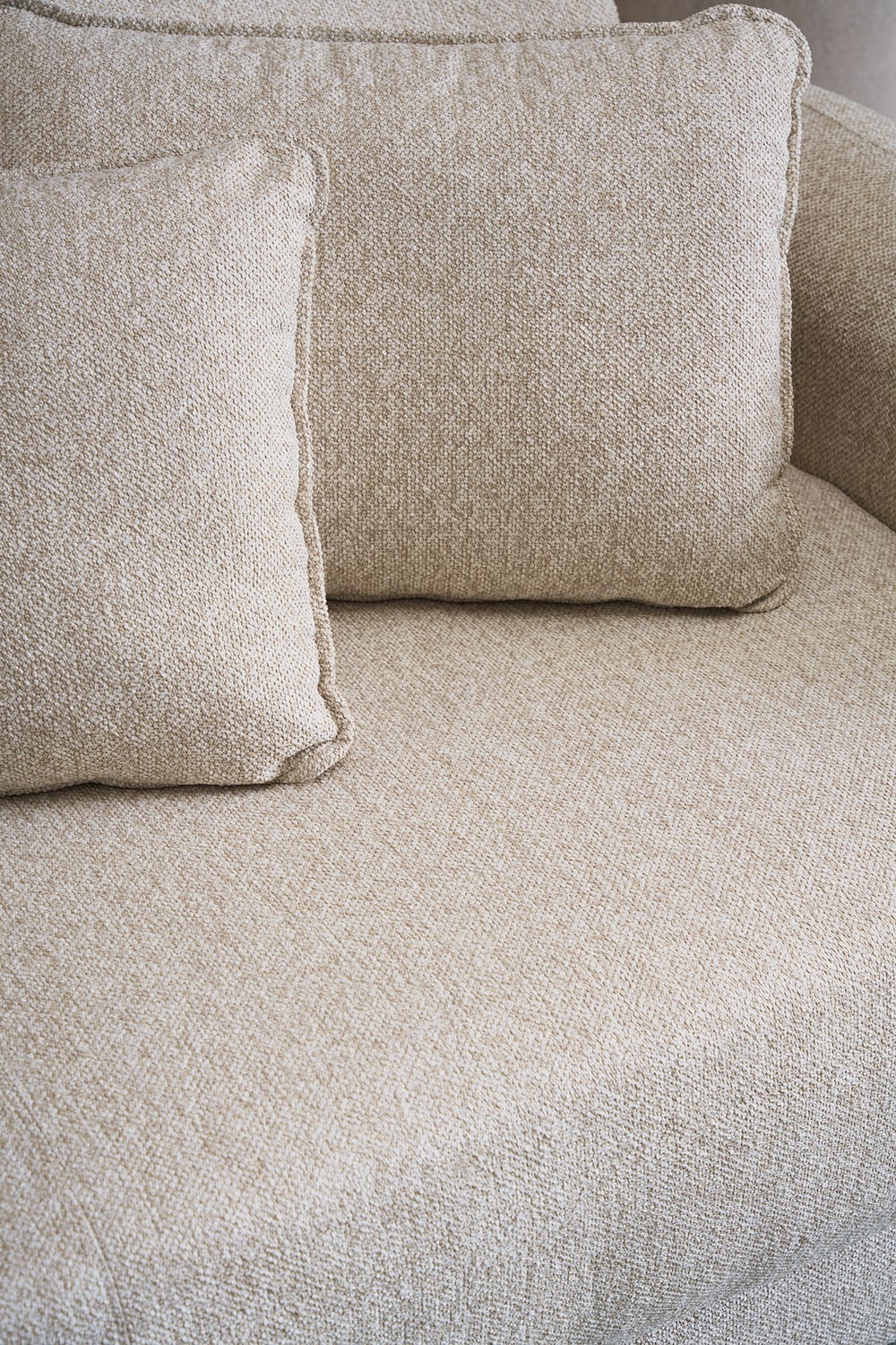 Georgia 3 Seater Queen Boucle Sofa Bed