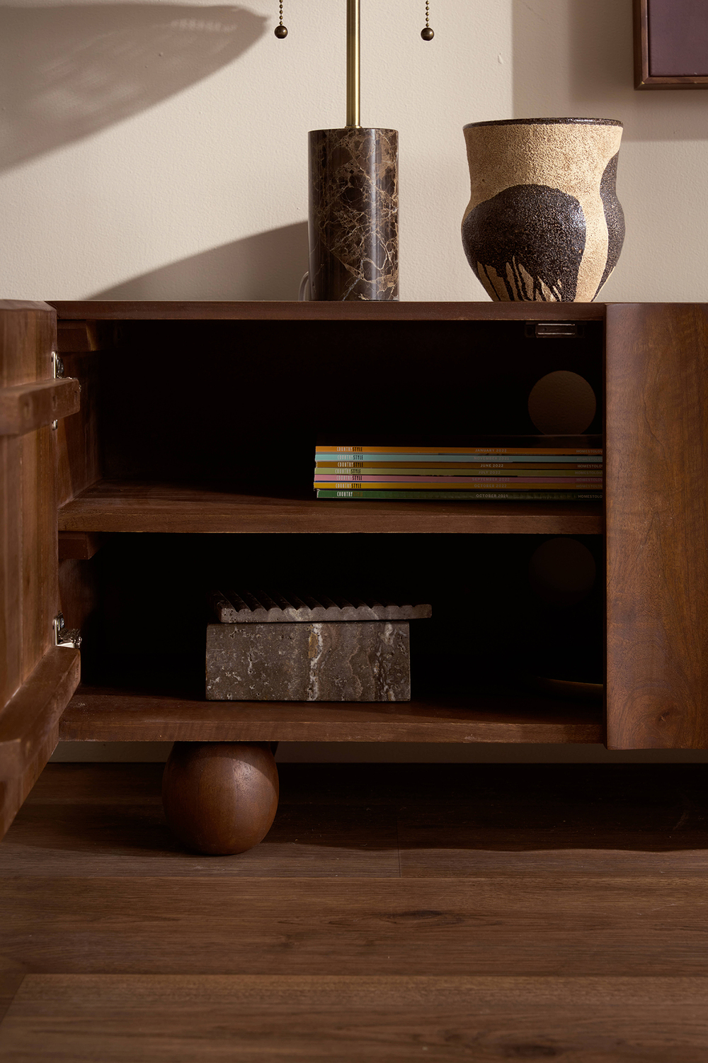 Hendry Mango Wood TV Unit
