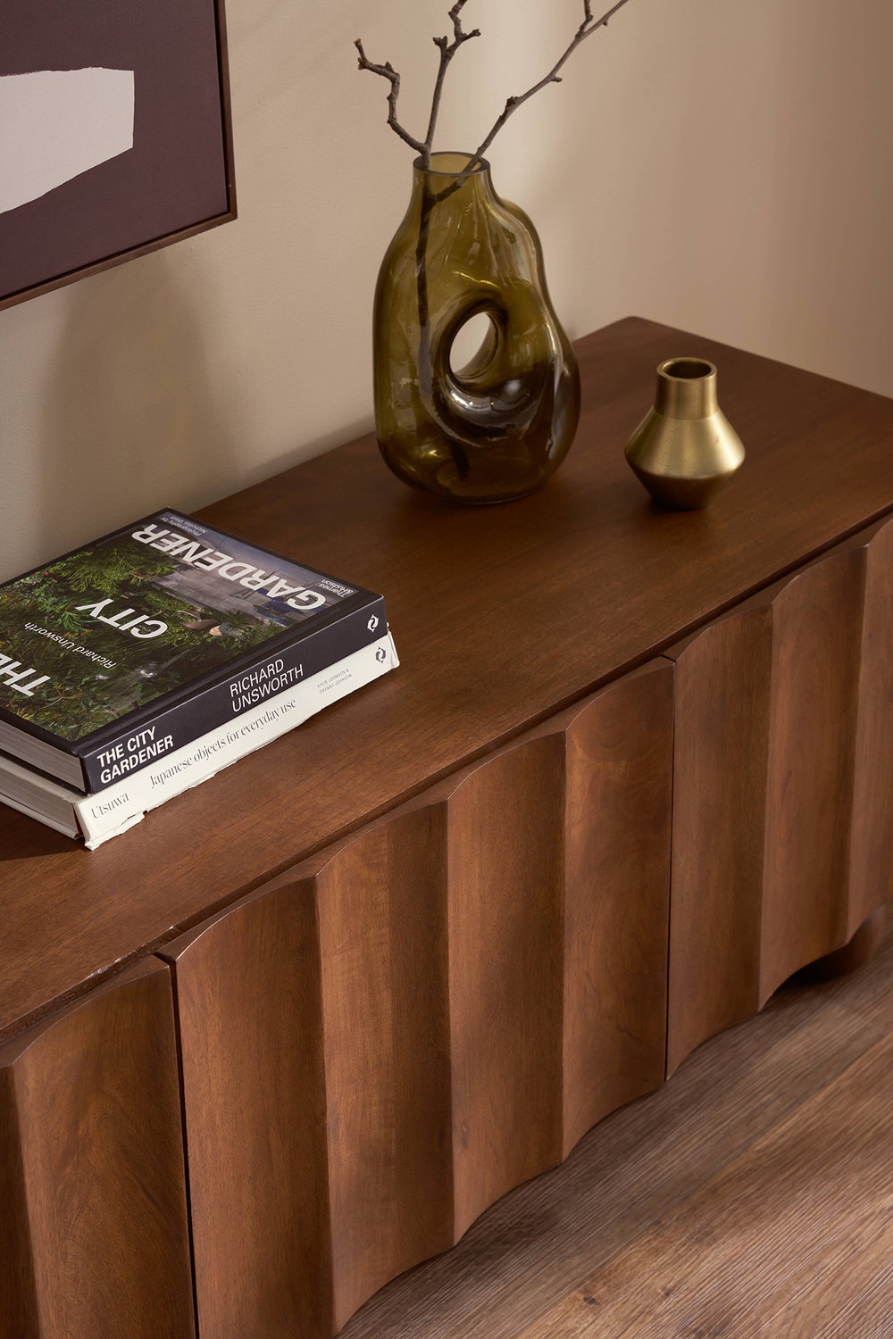 Hendry Mango Wood TV Unit