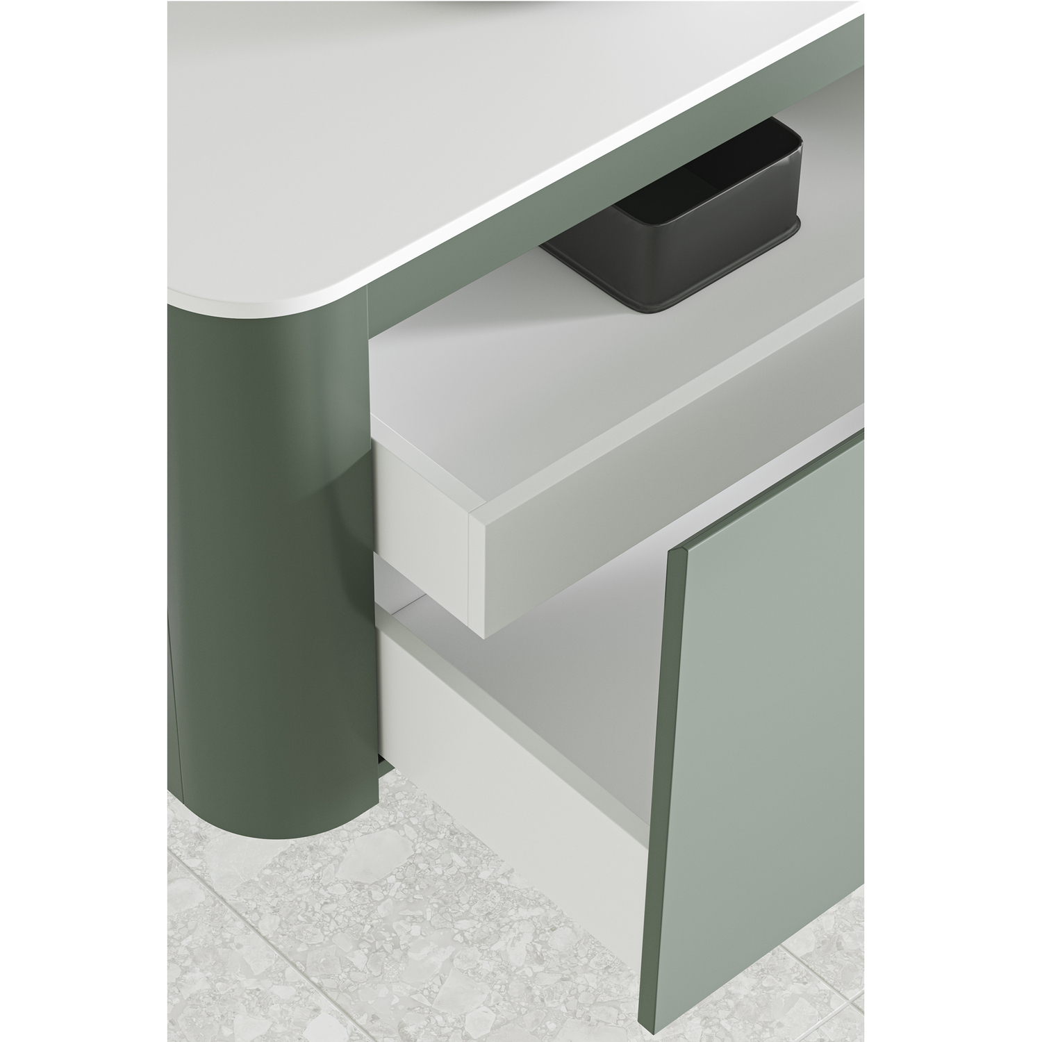 Leon 900mm Wall-Hung Single Vanity
