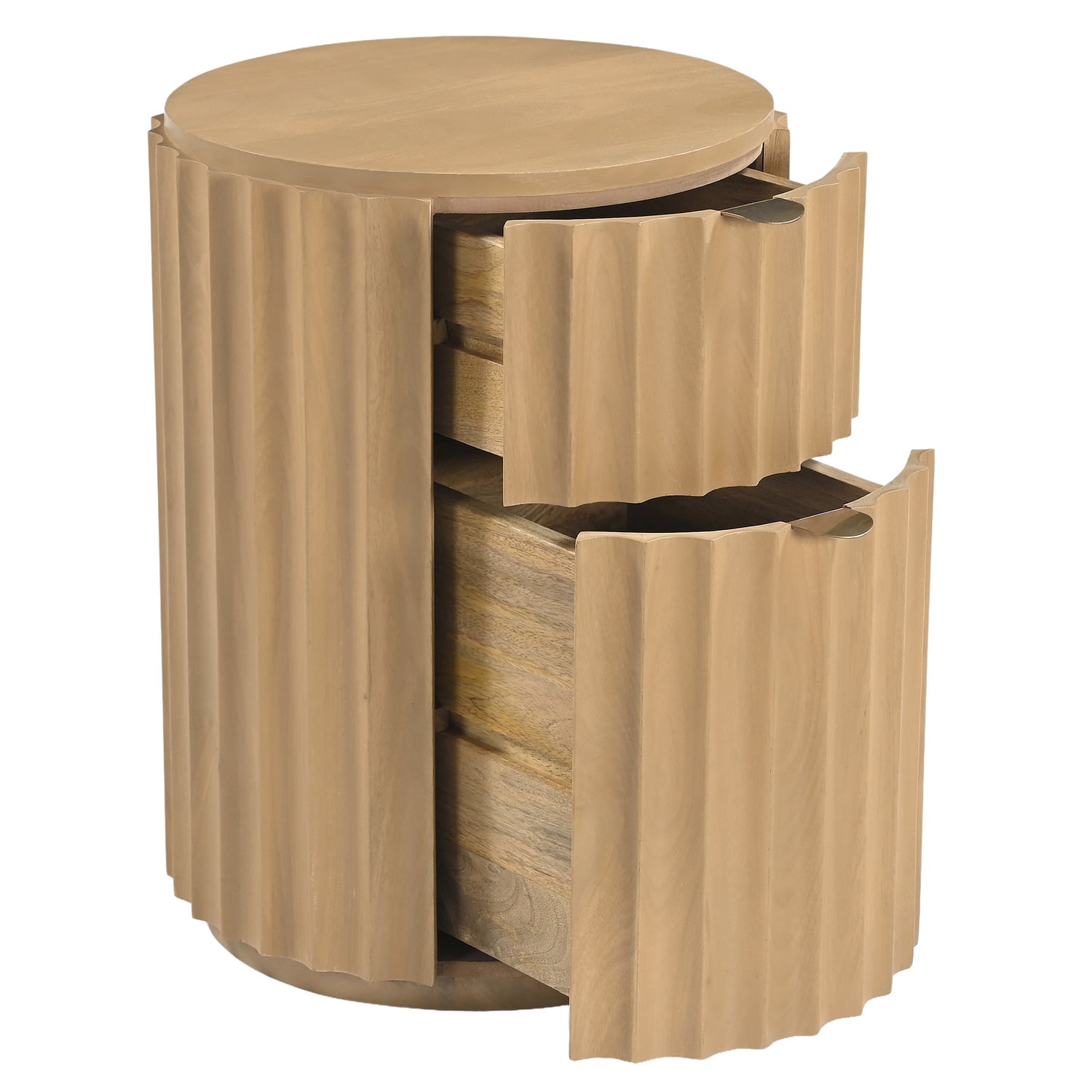 Harriet Mango Wood Bedside Table