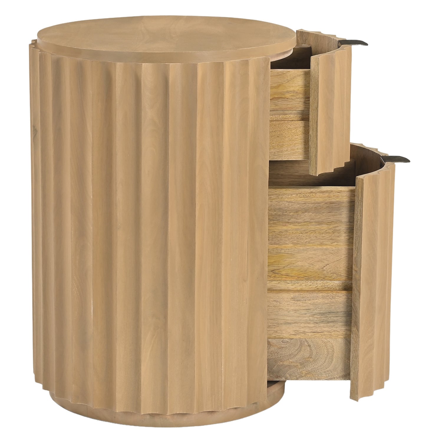 Harriet Mango Wood Bedside Table