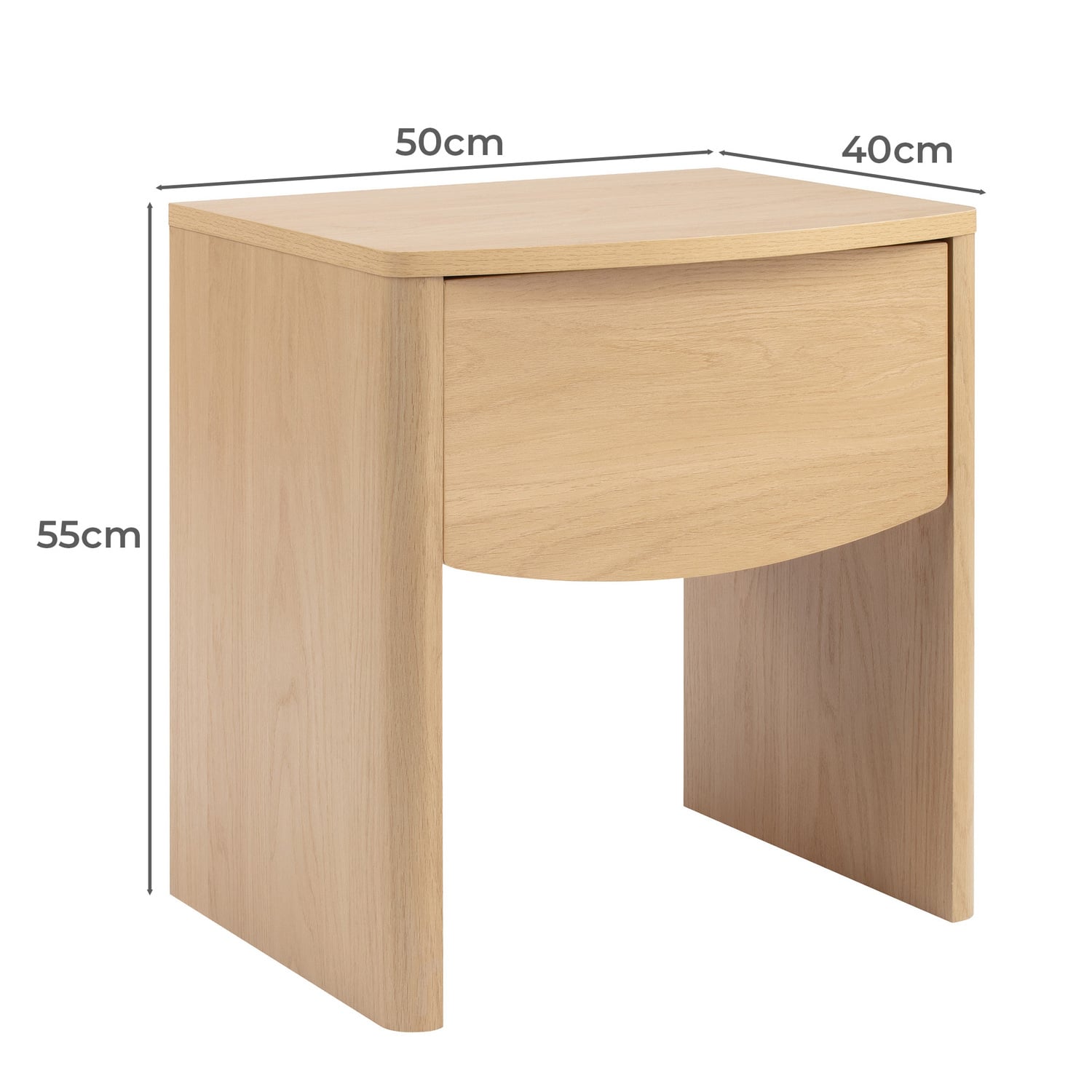 Kira 1 Drawer Bedside Table