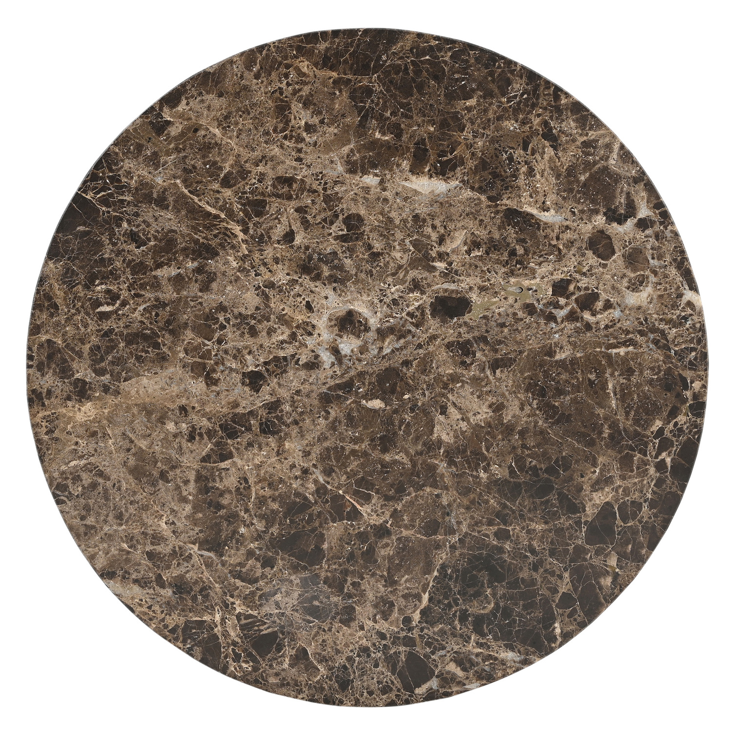 Eliza Emperador Marble & Mango Wood Side Table