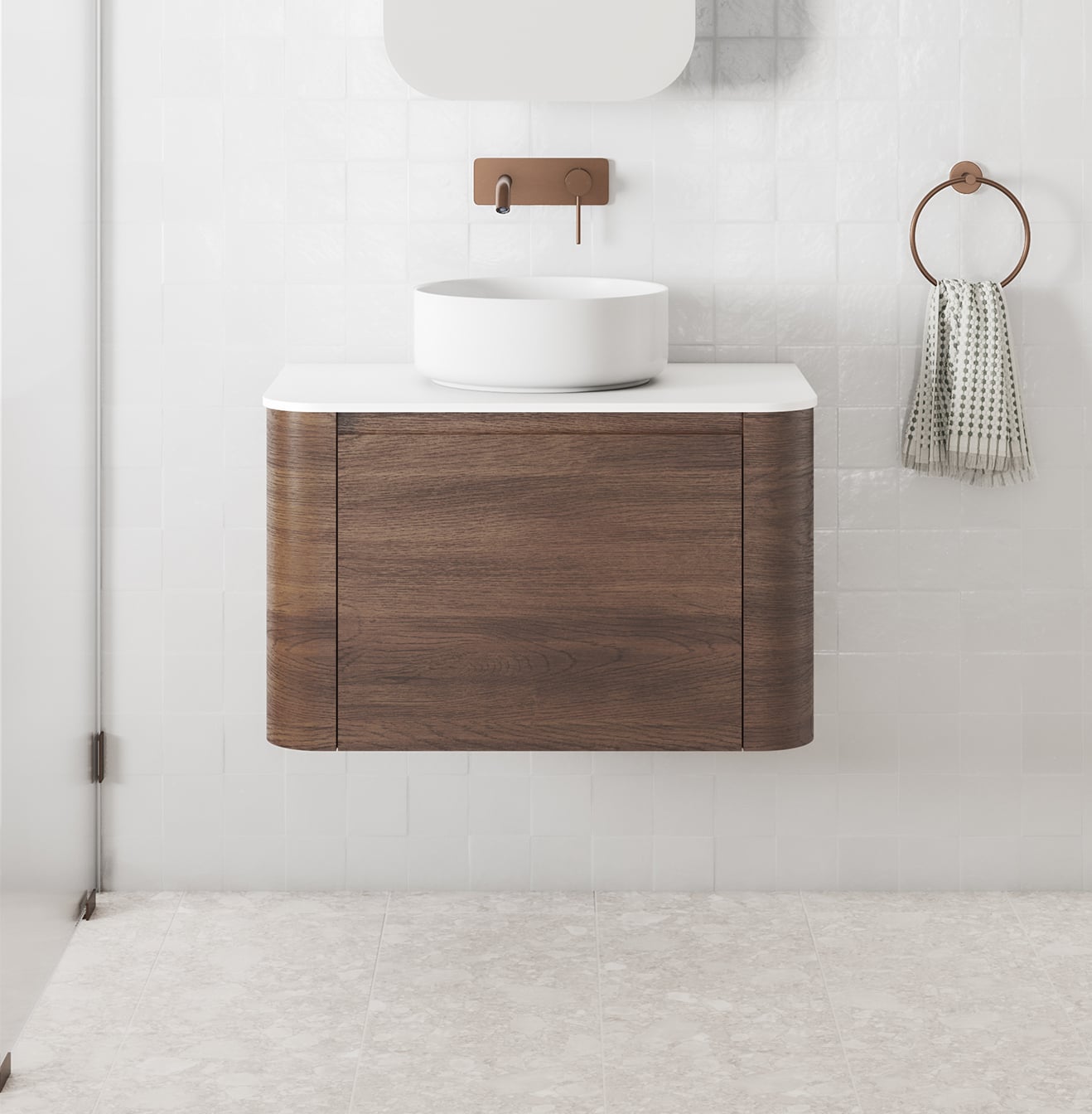 Boyd 750mm Wall-Hung Single Vanity