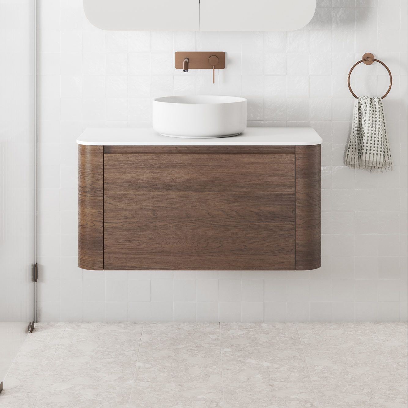 Boyd 900mm Wall Hung Single Vanity
