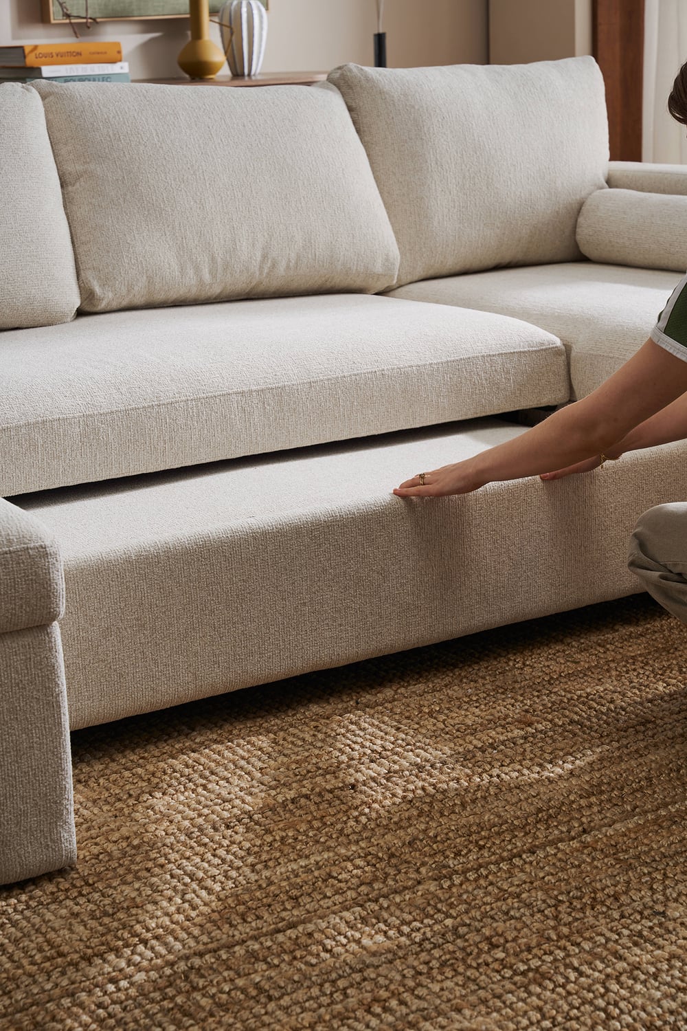 Frida 4 Seater Storage Sofa Bed with Double Chaise